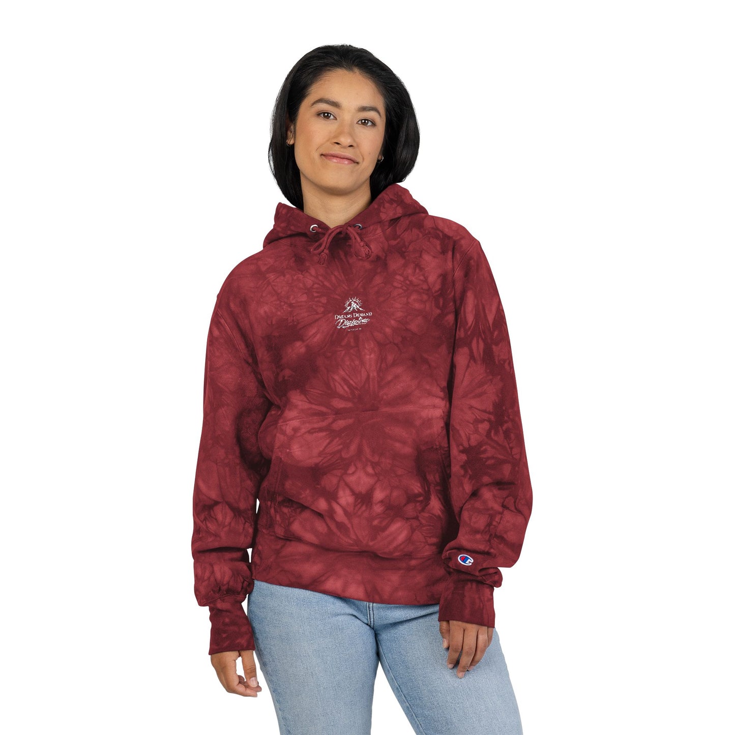 Dreams Tie-Dye Embroidered Hoodie