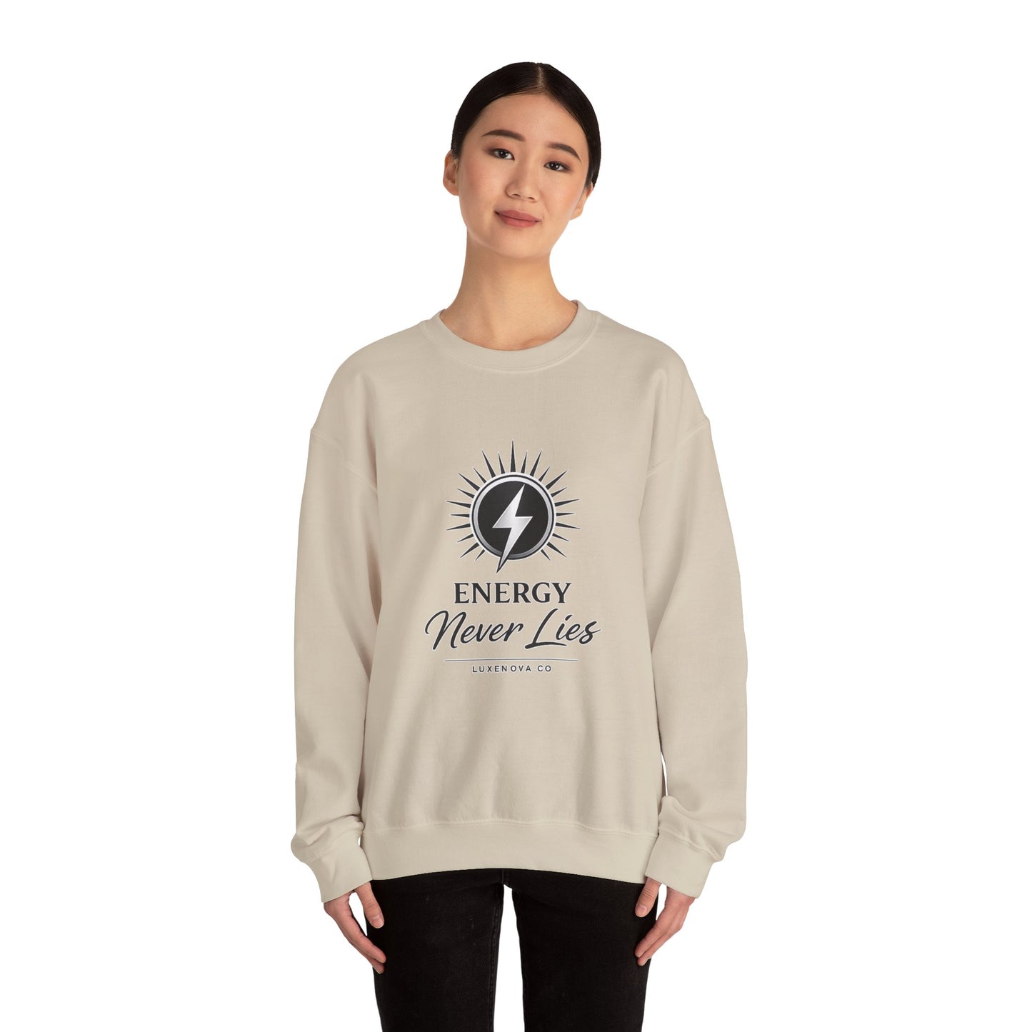 Energy Never Lies Crewneck Sweatshirt