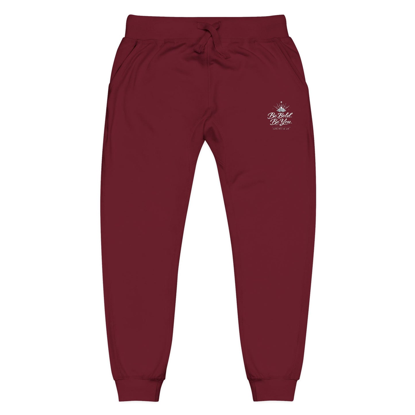 Embroidered Fleece Sweatpants