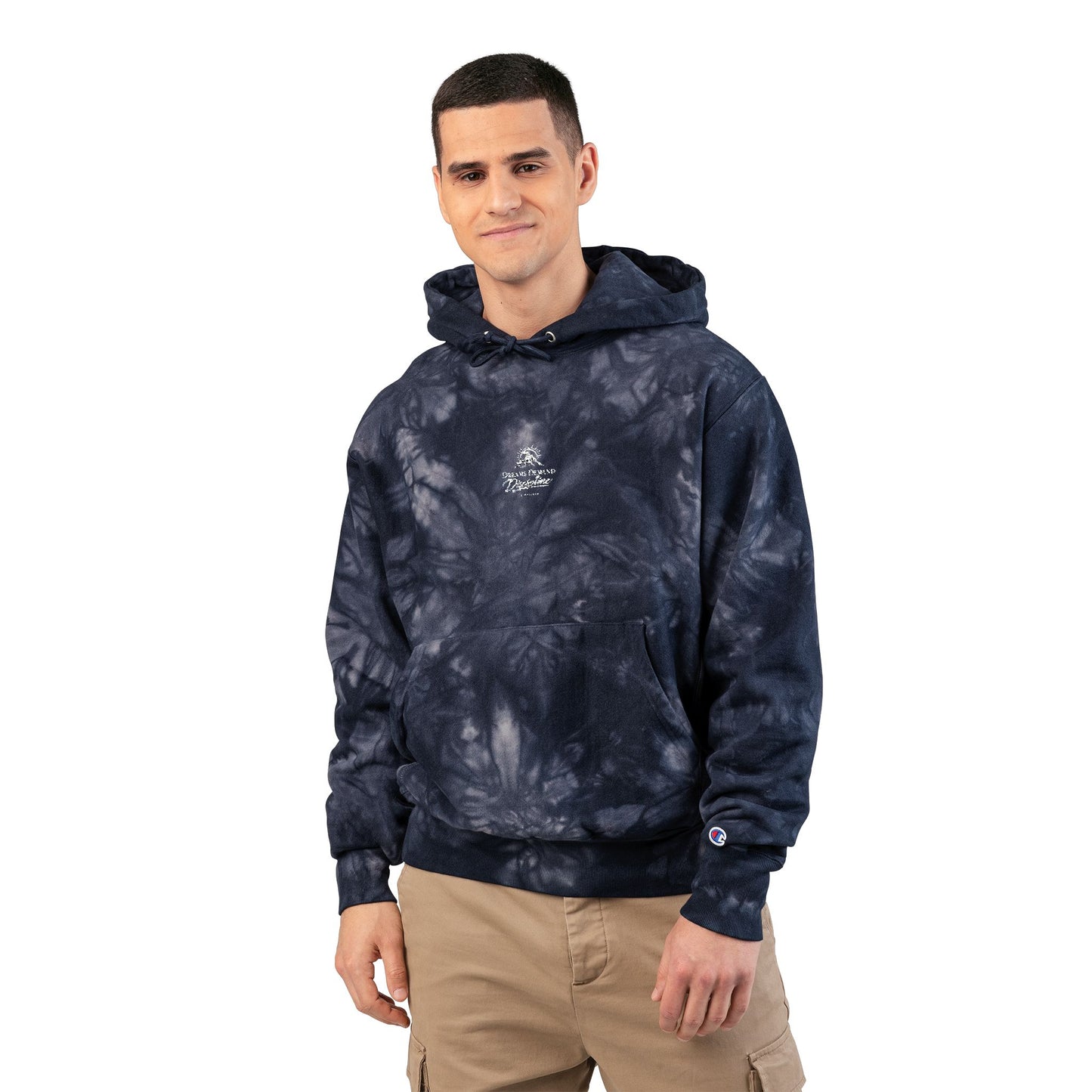 Dreams Tie-Dye Embroidered Hoodie
