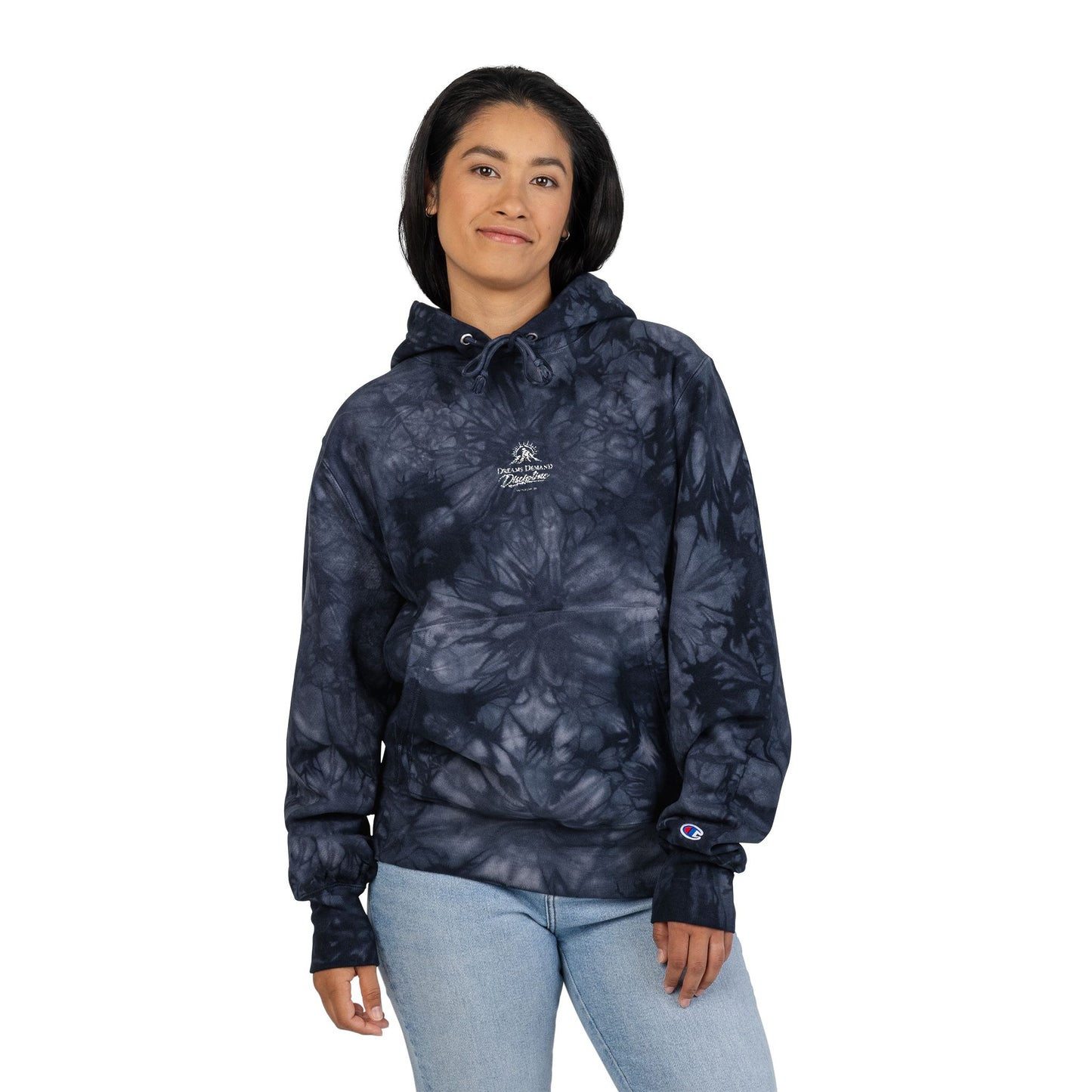 Dreams Tie-Dye Embroidered Hoodie