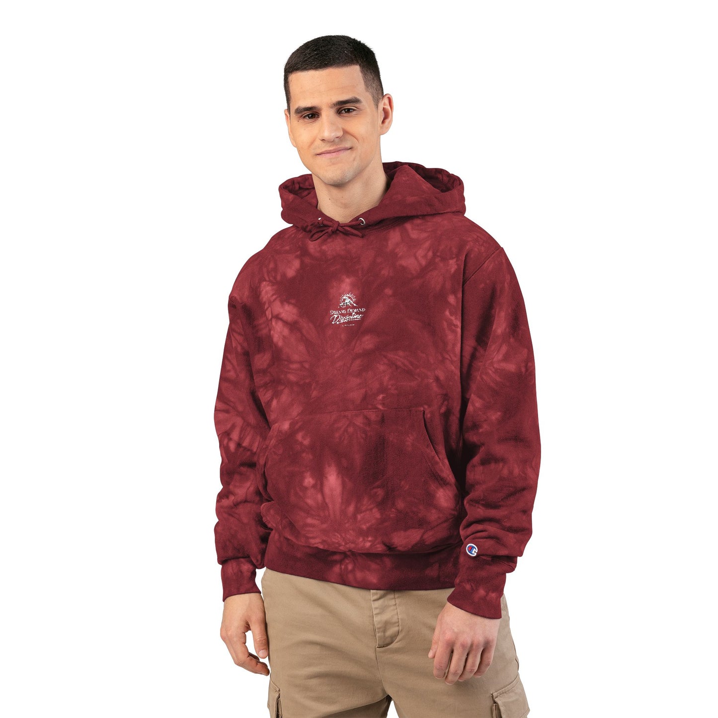 Dreams Tie-Dye Embroidered Hoodie
