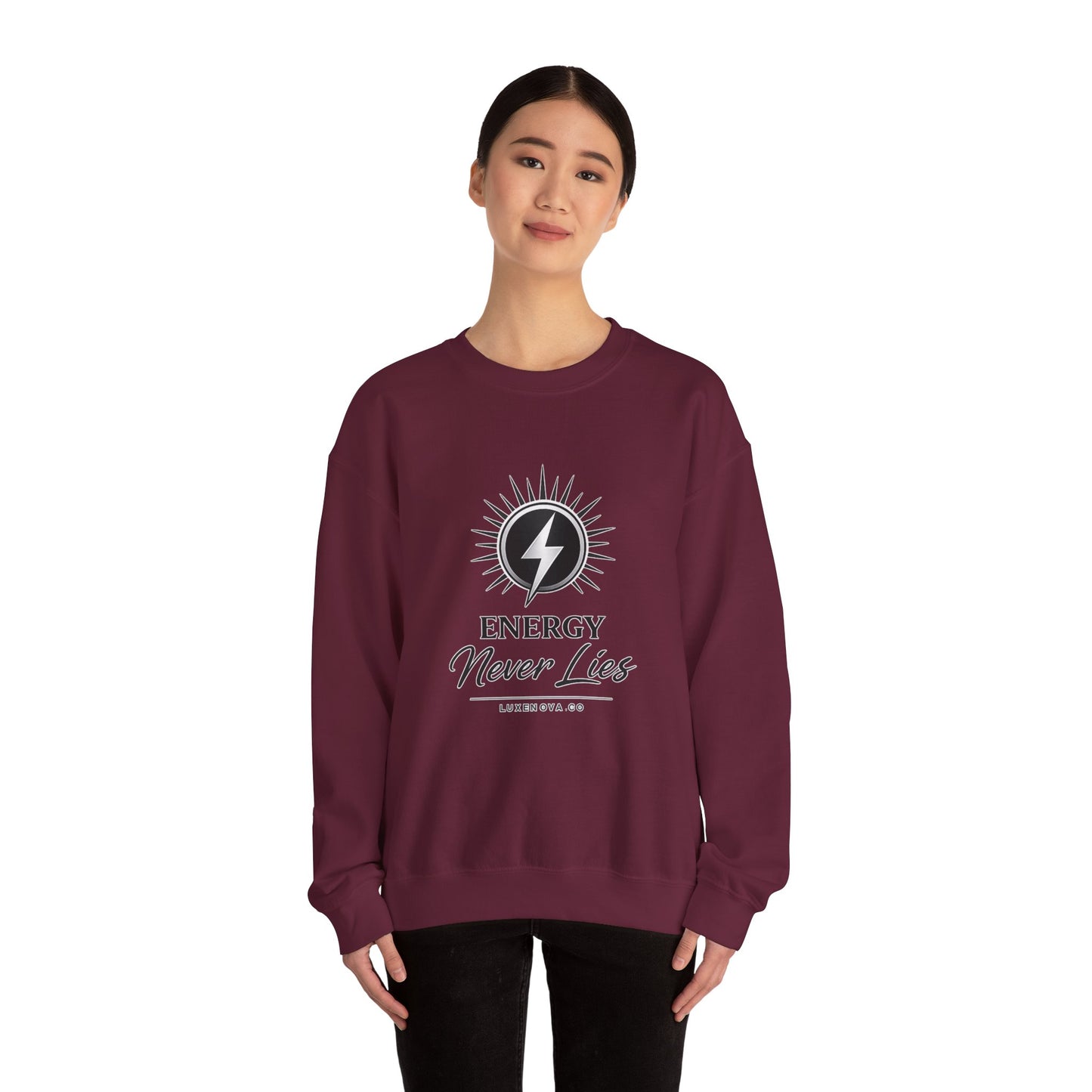 Energy Never Lies Crewneck Sweatshirt